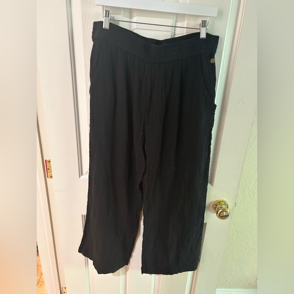 Rip Curl Women's Wide Leg Black Pants